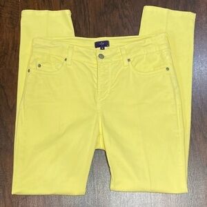 NYDJ (not your daughters jeans) Yellow Skinny Jeans & lift tuck technology so 4